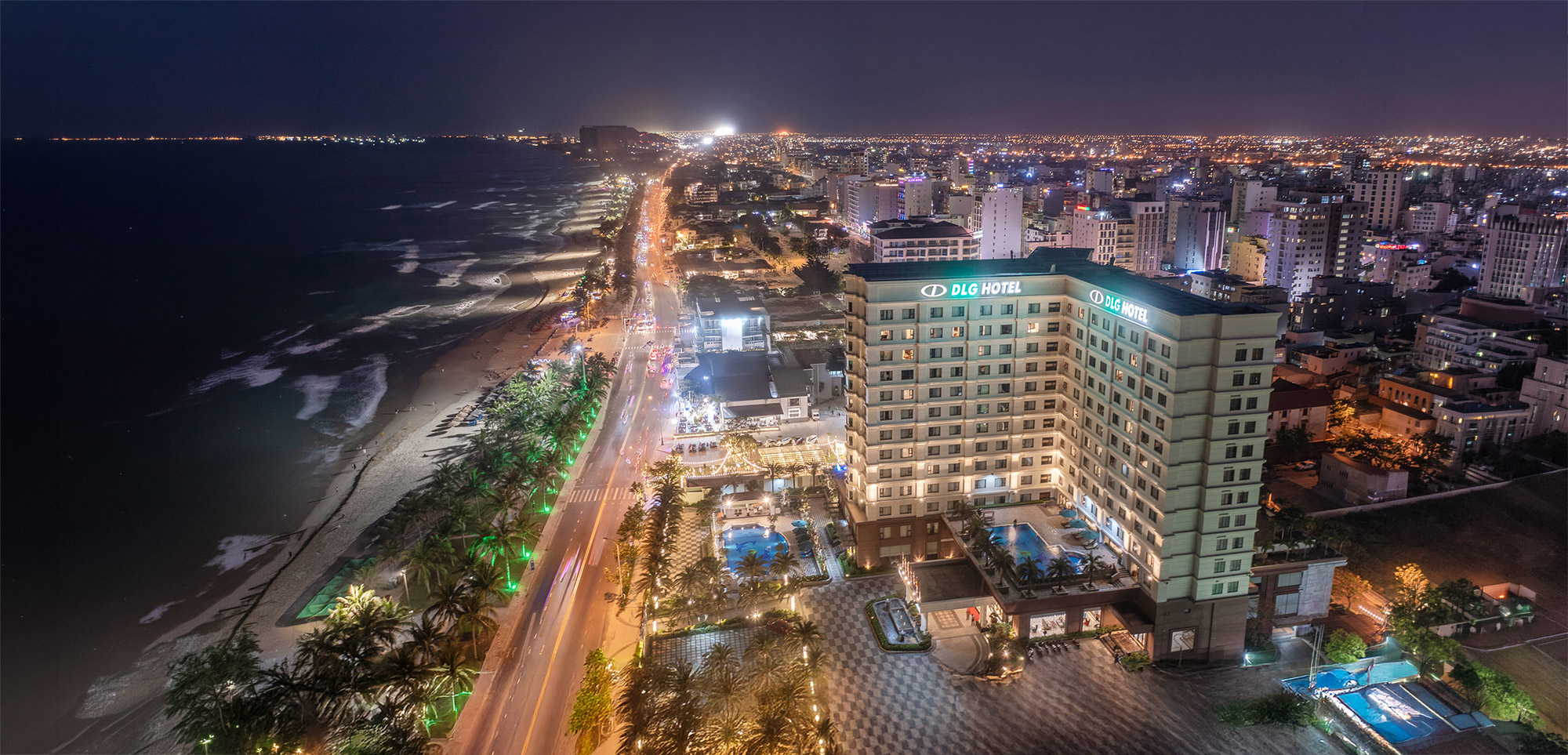 해변에 위치한 DLG Hotel Danang